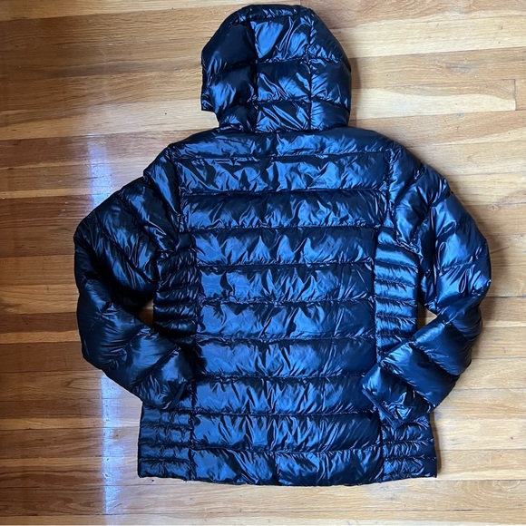 NWOT! 32 DEGREES HEAT Black Shiny Puffer Jacket in Black Size Medium - Picture 10 of 10